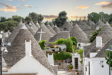 Trulli of Alberobello, a UNESCO heritage site.