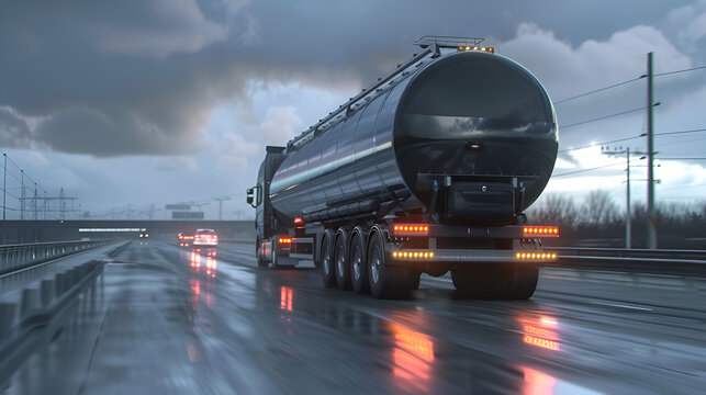 camion o pipa transportando medios de transporte circulando por carretera por las calles afuera de la ciudad camiones comerciales e industriales