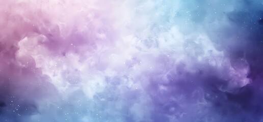Soft Blue and Purple Background with Minimalist Art Style