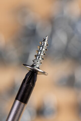 steel self-tapping screws for fixing wooden objects