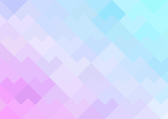 Mosaic pixel purple and blue background. Gradient abstract tile background. Artistic puzzle background.