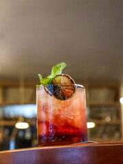 Refreshing Moscow Mule Cocktail with Lime and Mint Garnish