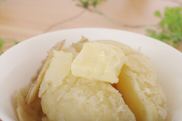 美味しそうなじゃがバター