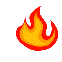 illustration of a burning fire
