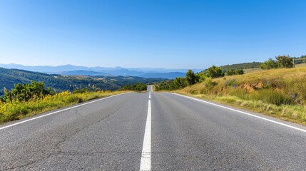 Fototapeta premium Freeway vista offering a wide panorama, Freeway, Vista, Panorama