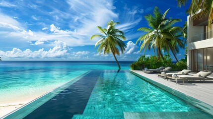 luxurious tropical resort relaxation hotel