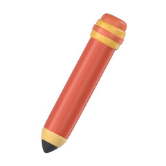 Pencil 3D Illustration Render School icons