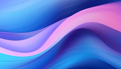 Obraz premium abstract blue pink purple orange background with waves