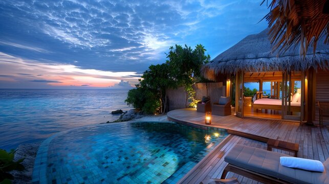Resort, Gangehi Island, Ari Atoll, Indian Ocean, Maldives