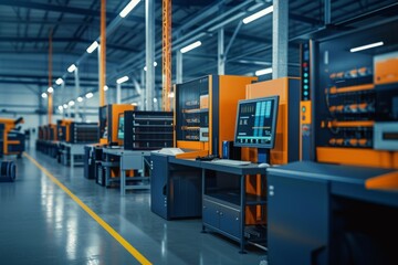 Obraz premium Precision engineering workstations