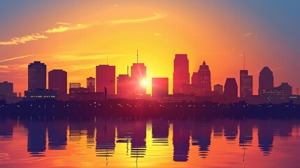 Downtown New Orleans and the Superdome