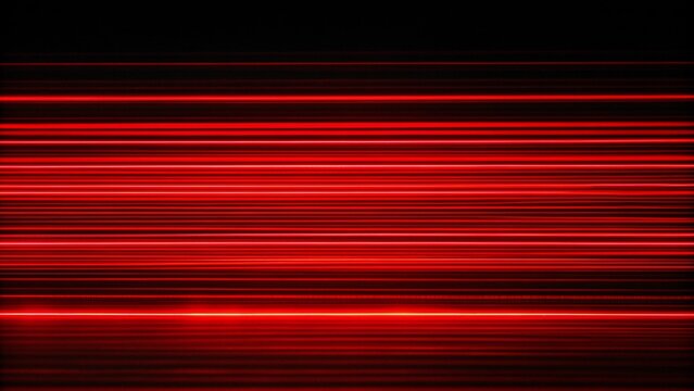Red lines glowing on dark backdrop
