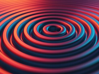 Spiral Sound Waves, Abstract representation of evolving online audio series, symbolizing creativity and infinity, ample copy space, intricate details with rich depth.