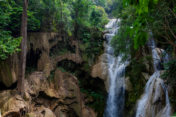 Obraz premium Kuang Si Waterfall, Luang Prabang, Laos
