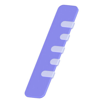 recommend clip art: Ruler 3D Illustration Render School icons