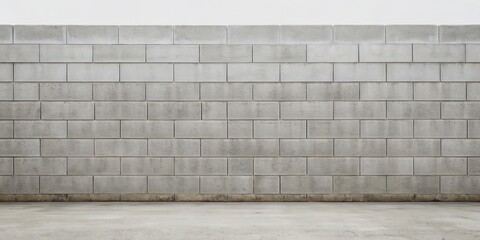 Concrete cinder block white wall , construction, structure, background, material, texture, rough, solid, industrial