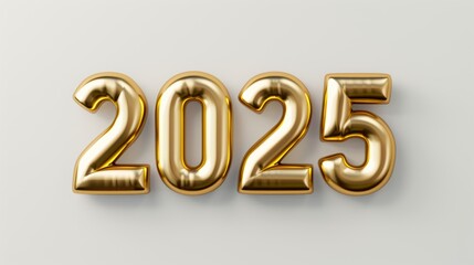 The year is 2025 and it is written in gold
