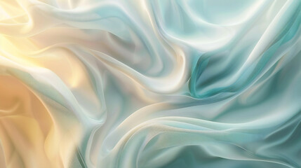 Fototapeta premium Ivory and turquoise background illustration