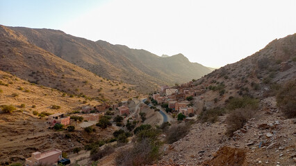 A view of the village of Tifghelt, Tafraout