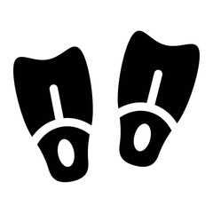 Fototapeta premium fins icon 