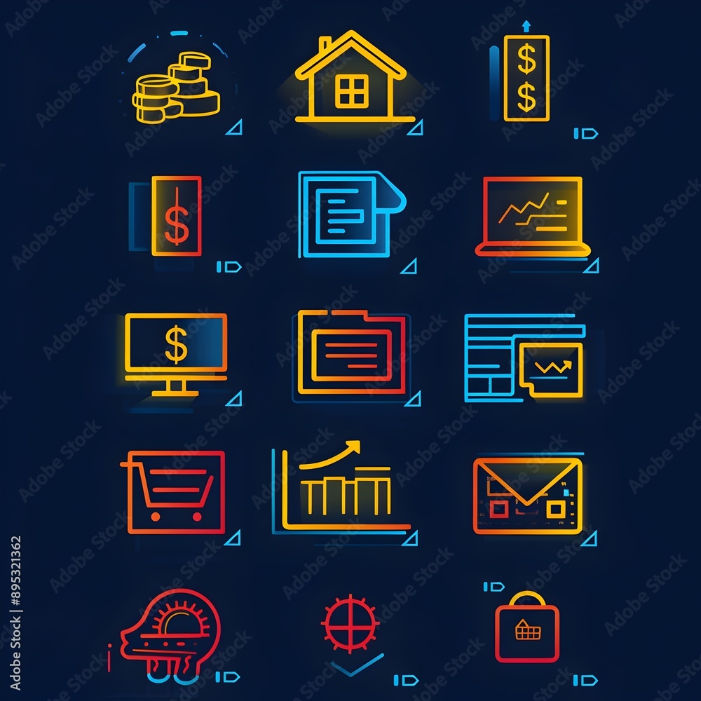 Poster fintech mesh digital financial technology tools and applications