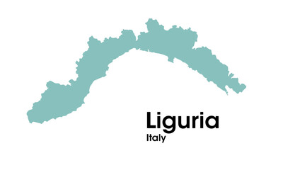 Obraz premium liguria map