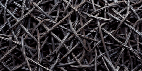 Vibrant 3d wires abstract dynamic background fluid motion, swirling patterns, rich blend of colors. AI generated