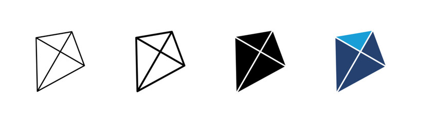Kite icon set. kite vector icon.