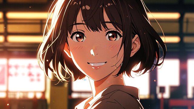 優しく微笑んでいる女性
generative AI