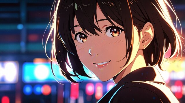 優しく微笑んでいる女性
generative AI
