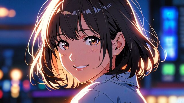 優しく微笑んでいる女性
generative AI