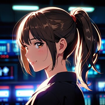 優しく微笑んでいる女性
generative AI
