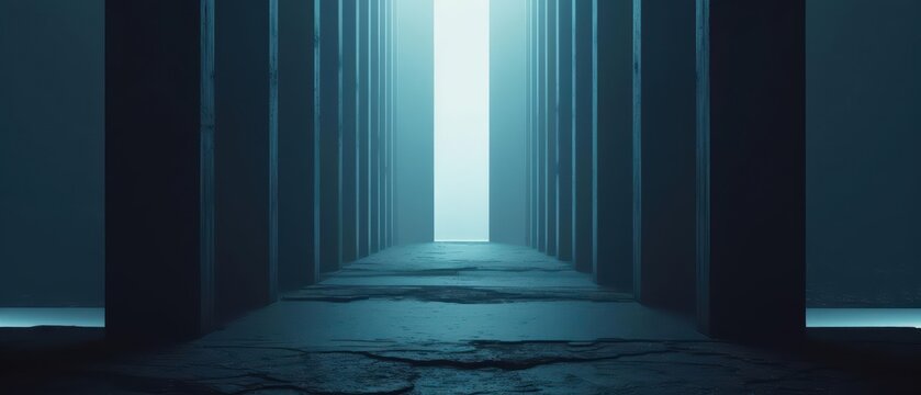 A compelling banner depicting equality in a hightech, ultramodern, supernatural scene, with available copy space for your message