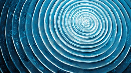 Obraz premium Abstract Blue Swirl Background