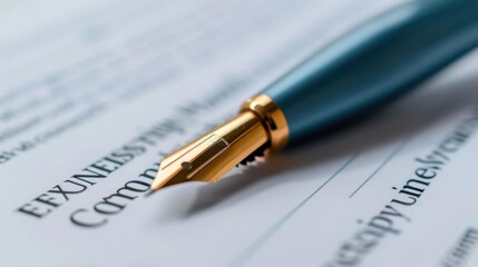 A franchising agreement being signed in a corporate setting, banner, with copy space