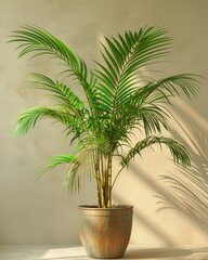 Obraz premium Areca Palm in an Office as a Natural Divider