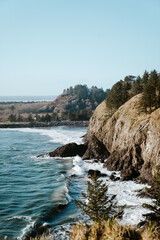 rocky coast of the sea