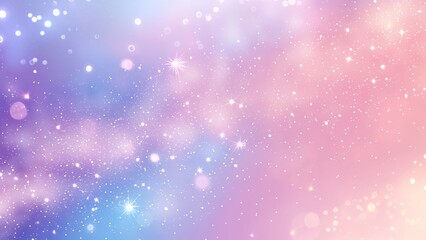 Pastel background or walpaper with sparkling stars