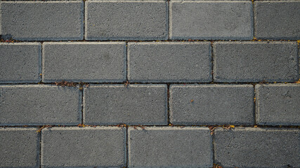 stone block paving grey background