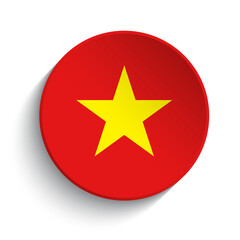 Vietnam flag button
