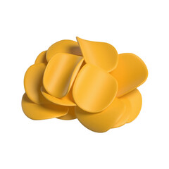 Chips potato 3D illustration Icon Foods and Drinks with Transparent Background