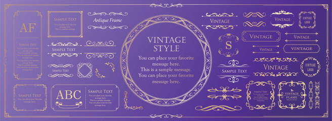 アンティークフレーム