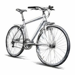 the AI Image Generator, bicycle with a black seat