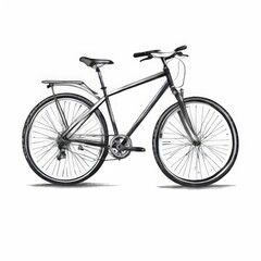 the AI Image Generator, bicycle with a black seat