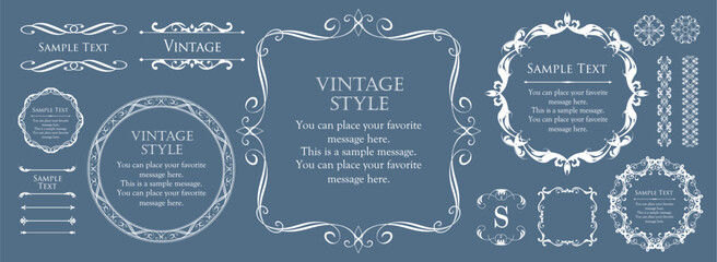 アンティークフレーム