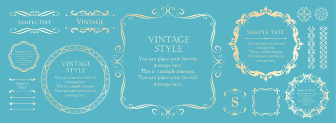 アンティークフレーム