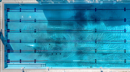 Dive Into Victory | Olympic Pool Lanes Unite swimmer olympics competition