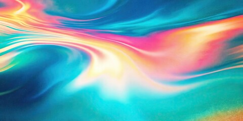 Abstract painting representing flowing water