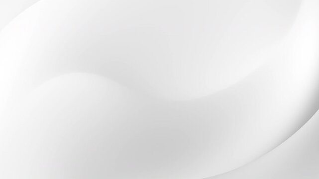 Elegant white-grey curved waves corporate background loop 4K