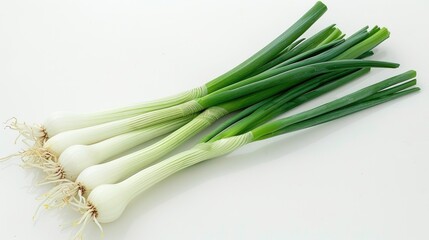 Fototapeta premium Spring onion separated
